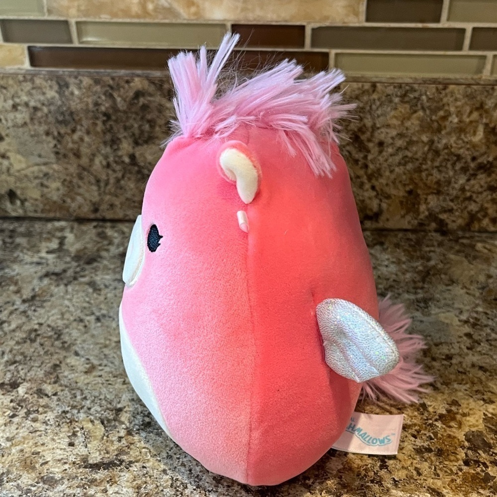 Squishmallow Paloma the Pink Pegasus Plush Toy with Wings 6” - Picture 8 of 11